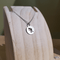 Mini Sebago Lake Circle .925 Necklace